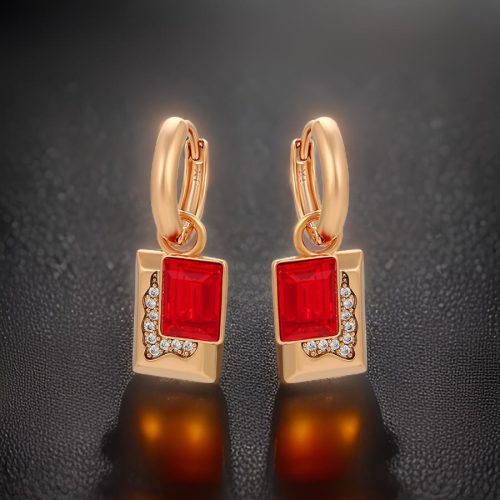 Ria Red & Crystal Long
