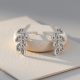 Silver Leaf Crystal Mini