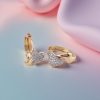 Double Heart Crystal Elegant