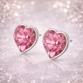 Pink Heart Crystal Midi