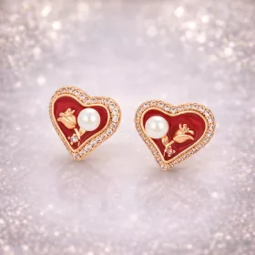 Heart Pearl & Flower