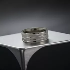 Wavin' Brushed Silver Elegant