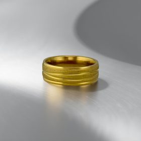 Wavin' Brushed Gold Elegant