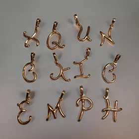 Letter rosegold