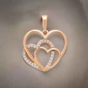 Double Heart Crystal 