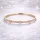 Trio Heart Gold Crystal