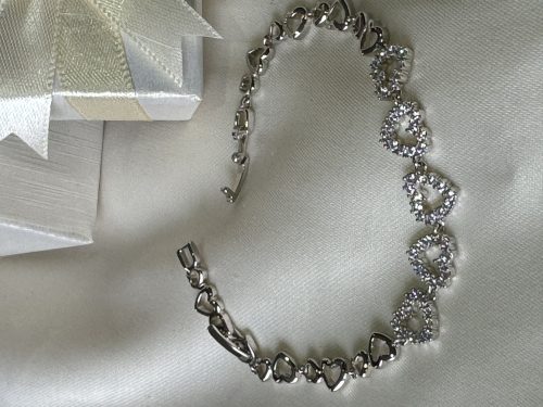 Crystal Heart Silver