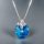 Blue Diamond Silver Elegant