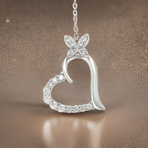Heart & Butterfly Crystal 