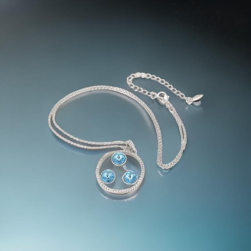 Trio Aqua Diamond Elegant