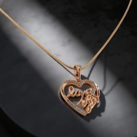 "Love You "  Gold Elegant