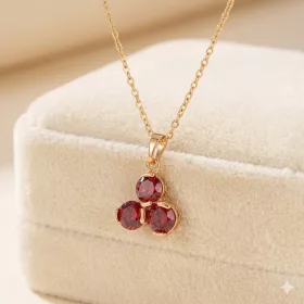 Trio Red Crystal Elegant