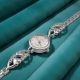 Love silver crystal