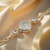 Diamond flower gold