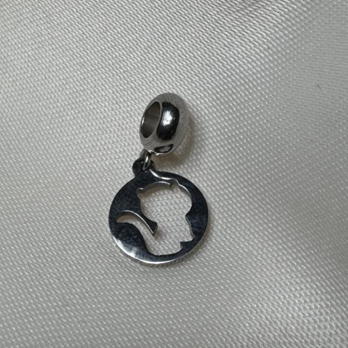 Silver Cat Pendant