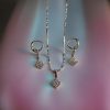 Logic Diamond Duo Silver set