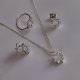 Ice Flower Trio Crystal set