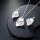 Silver Shine Heart Elegant set