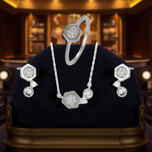Toskana Silver Crystal Four szett