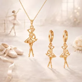 Ballerina Girl Gold szett