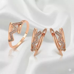 Wave Crystal Gold Duo szett