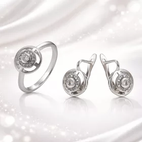 Point Crystal Silver Duo szett