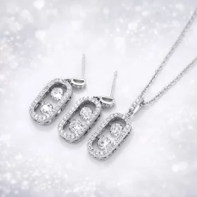 Olivia Oval Crystal szett