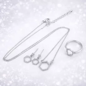 Hexagon Crystal Trio szett