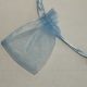 Organza ajándéktasak Aqua